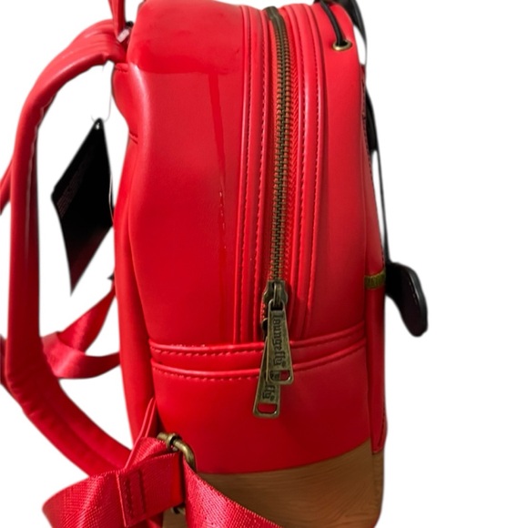 Disney Loungefly Red and Brown Pinocchio Backpack